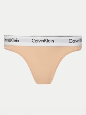 Calvin Klein Underwear Stringi 0000F3786E Pomarańczowy