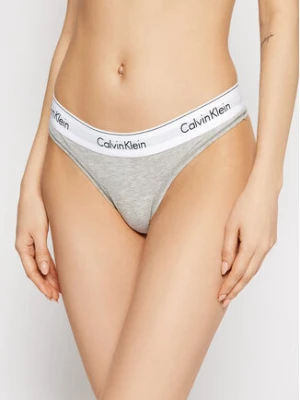 Calvin Klein Underwear Stringi 0000F3786E Szary