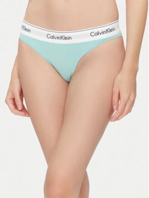 Calvin Klein Underwear Stringi 0000F3786E Zielony