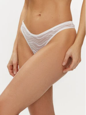 Calvin Klein Underwear Stringi 000QD3971E Biały