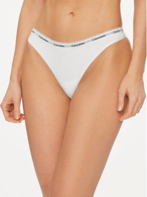 Calvin Klein Underwear Stringi 000QD5043E Biały