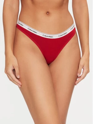 Calvin Klein Underwear Stringi 000QD5043E Czerwony