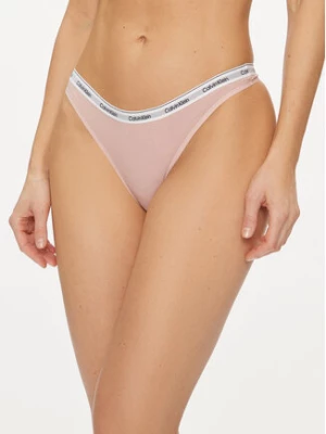 Calvin Klein Underwear Stringi 000QD5043E Różowy