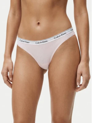 Calvin Klein Underwear Stringi 000QD5043E Różowy