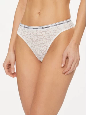 Calvin Klein Underwear Stringi 000QD5051E Biały