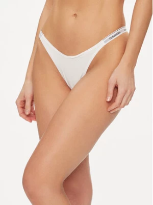 Calvin Klein Underwear Stringi 000QD5157E Biały
