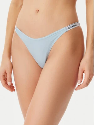 Calvin Klein Underwear Stringi 000QD5157E Błękitny