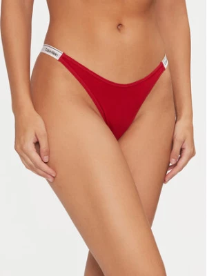 Calvin Klein Underwear Stringi 000QD5157E Czerwony