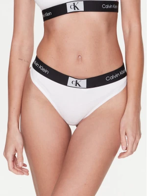 Calvin Klein Underwear Stringi 000QF7221E Biały