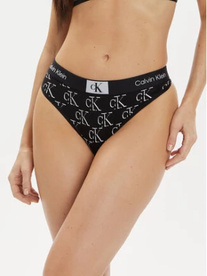 Calvin Klein Underwear Stringi 000QF7221E Czarny