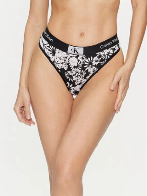 Calvin Klein Underwear Stringi 000QF7221E Czarny