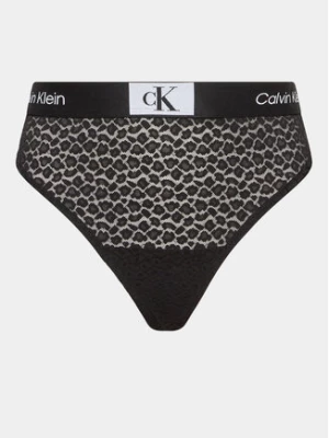 Calvin Klein Underwear Stringi 000QF7235E Czarny