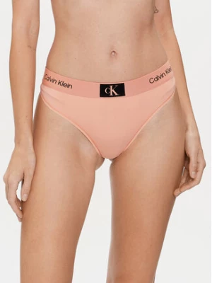Calvin Klein Underwear Stringi 000QF7248E Różowy