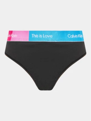 Calvin Klein Underwear Stringi 000QF7279E Czarny