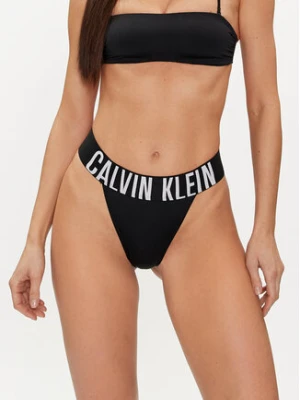Calvin Klein Underwear Stringi 000QF7638E Czarny
