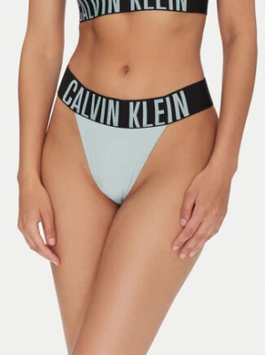 Calvin Klein Underwear Stringi 000QF7638E Niebieski