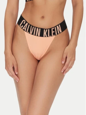 Calvin Klein Underwear Stringi 000QF7638E Różowy