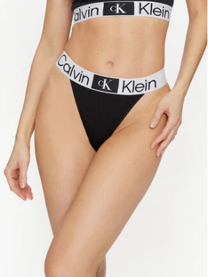 Calvin Klein Underwear Stringi 000QF7721E Czarny