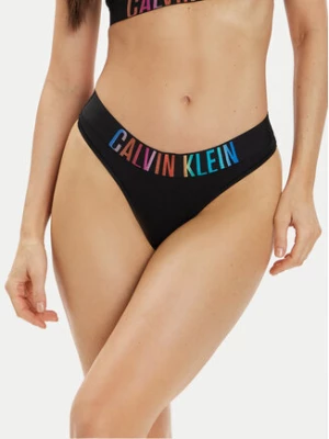 Calvin Klein Underwear Stringi 000QF7833E Czarny