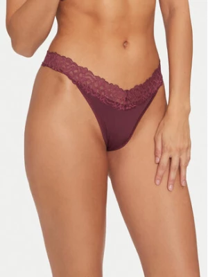 Calvin Klein Underwear Stringi 000QF7838E Bordowy