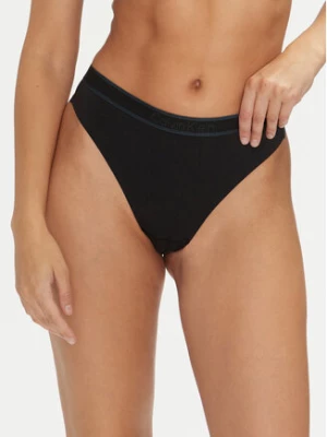 Calvin Klein Underwear Stringi 000QF7954E Czarny