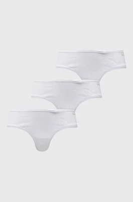 Calvin Klein Underwear stringi 3-pack kolor biały
