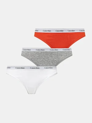 Calvin Klein Underwear stringi 3-pack kolor czerwony 000QD5209E