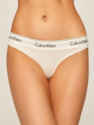 Calvin Klein Underwear stringi kolor biały 0000F3786E