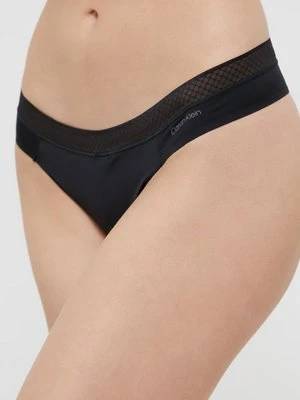 Calvin Klein Underwear Stringi kolor czarny