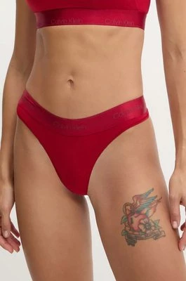 Calvin Klein Underwear stringi kolor czerwony 000QF7997E