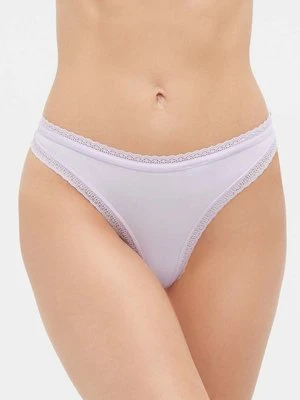 Calvin Klein Underwear stringi kolor fioletowy