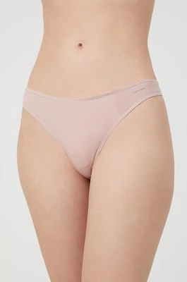 Calvin Klein Underwear stringi kolor różowy