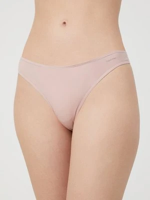 Calvin Klein Underwear stringi kolor różowy