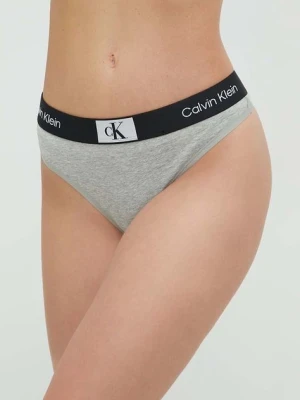 Calvin Klein Underwear stringi kolor szary