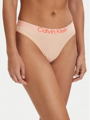 Calvin Klein Underwear Stringi LV00QD5292 Pomarańczowy jasny