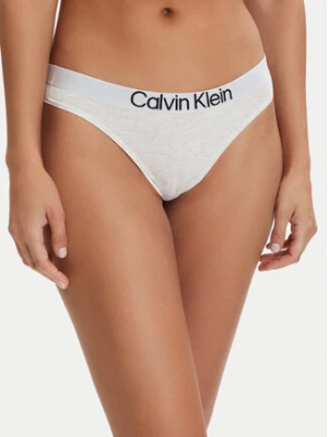 Calvin Klein Underwear Stringi LV00QD5292 Szary