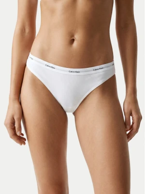 Calvin Klein Underwear Stringi LV00QD5357 Biały