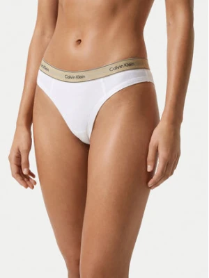 Calvin Klein Underwear Stringi LV00QF8771 Błękitny