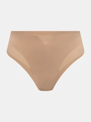 Zdjęcie produktu Calvin Klein Underwear stringi modelujące kolor beżowy LV00QF8165