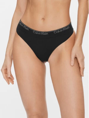 Calvin Klein Underwear Stringi Thong 000QF7095E Czarny
