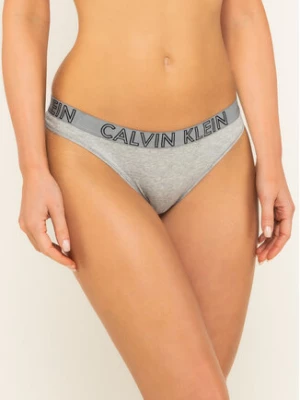 Calvin Klein Underwear Stringi Ultimate 000QD3636E Szary