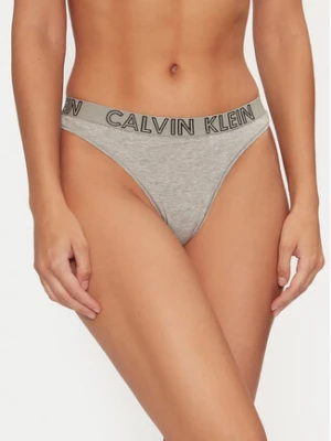 Calvin Klein Underwear Stringi Ultimate 000QD3636E Szary