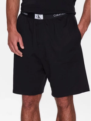 Calvin Klein Underwear Szorty piżamowe 000NM2417E Czarny Regular Fit