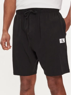 Calvin Klein Underwear Szorty piżamowe 000NM2610E Czarny Regular Fit
