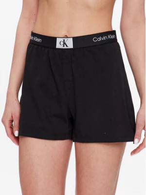 Calvin Klein Underwear Szorty piżamowe 000QS6947E Czarny Regular Fit