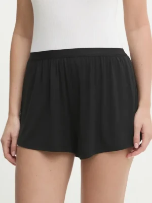 Calvin Klein Underwear szorty piżamowe damska kolor czarny koronkowa LV00QS7378