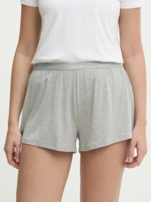 Calvin Klein Underwear szorty piżamowe damska kolor szary koronkowa LV00QS7378