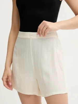 Calvin Klein Underwear szorty piżamowe damskie kolor beżowy 000QS7258E