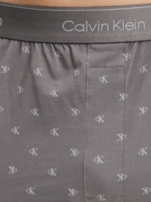 Calvin Klein Underwear szorty piżamowe męskie kolor szary wzorzysta 000NM2847E