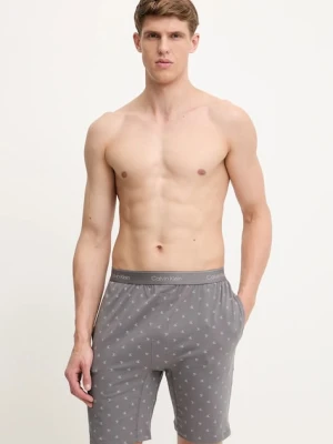 Calvin Klein Underwear szorty piżamowe męskie kolor szary wzorzysta 000NM2847E